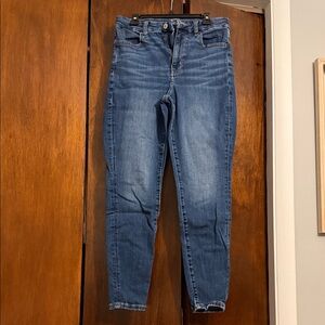 American Eagle Outfitters Dark Blue Skinny Jeans